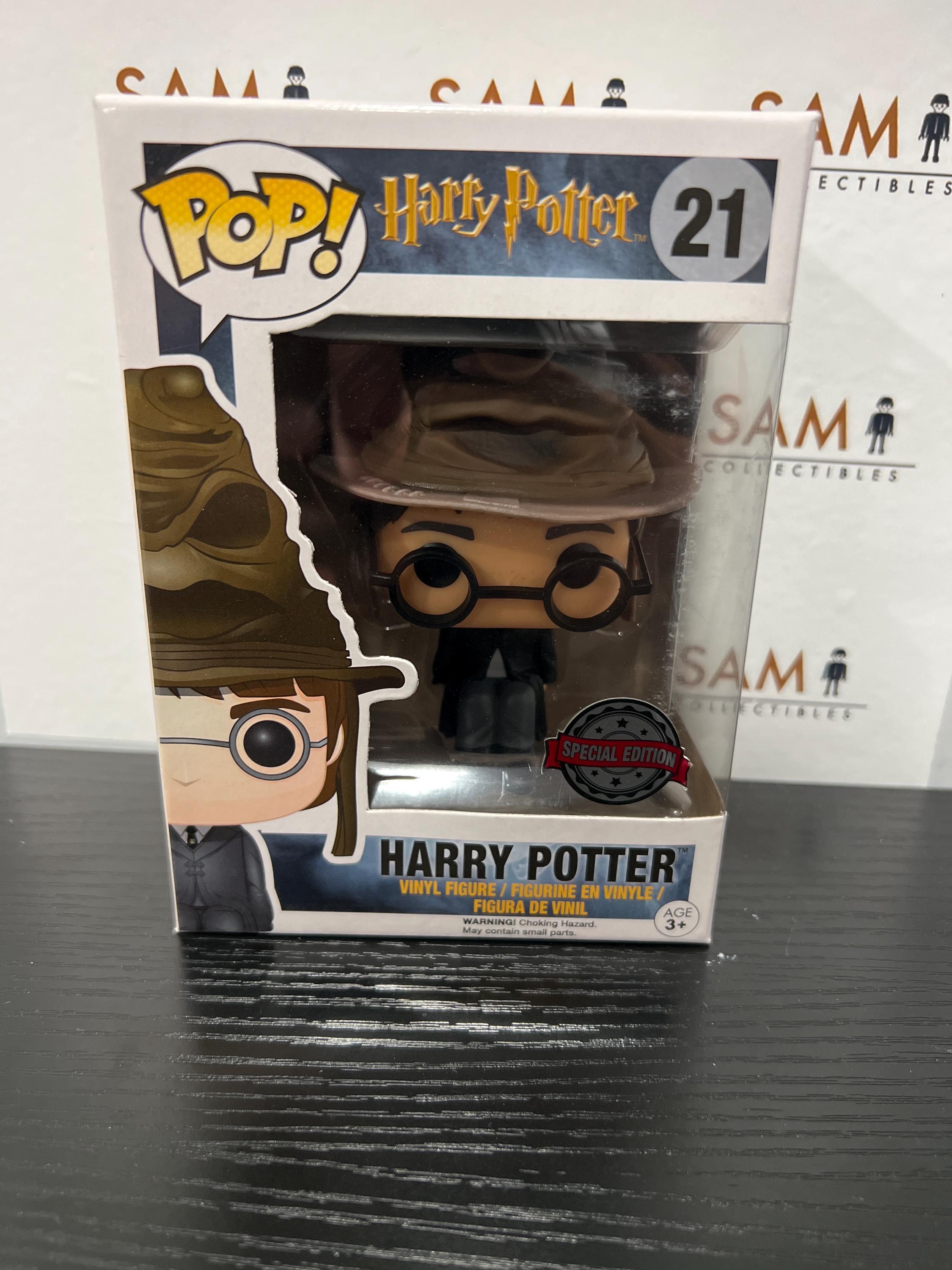 Harry Potter With Sorting Hat Funko Pop 21 + Protector (shelf Wear) - Etsy  Canada