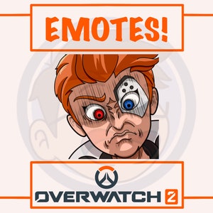Overwatch 2 Twitch Discord Emote (Moira - Attack On Titan)