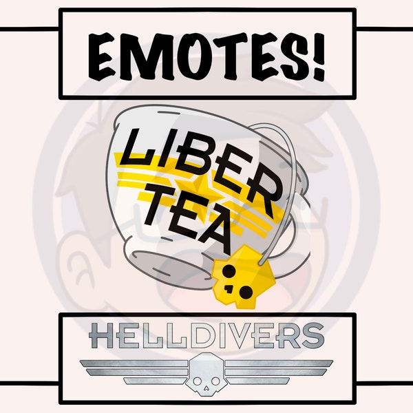 Helldivers 2 Twitch Discord Emote (LiberTea)