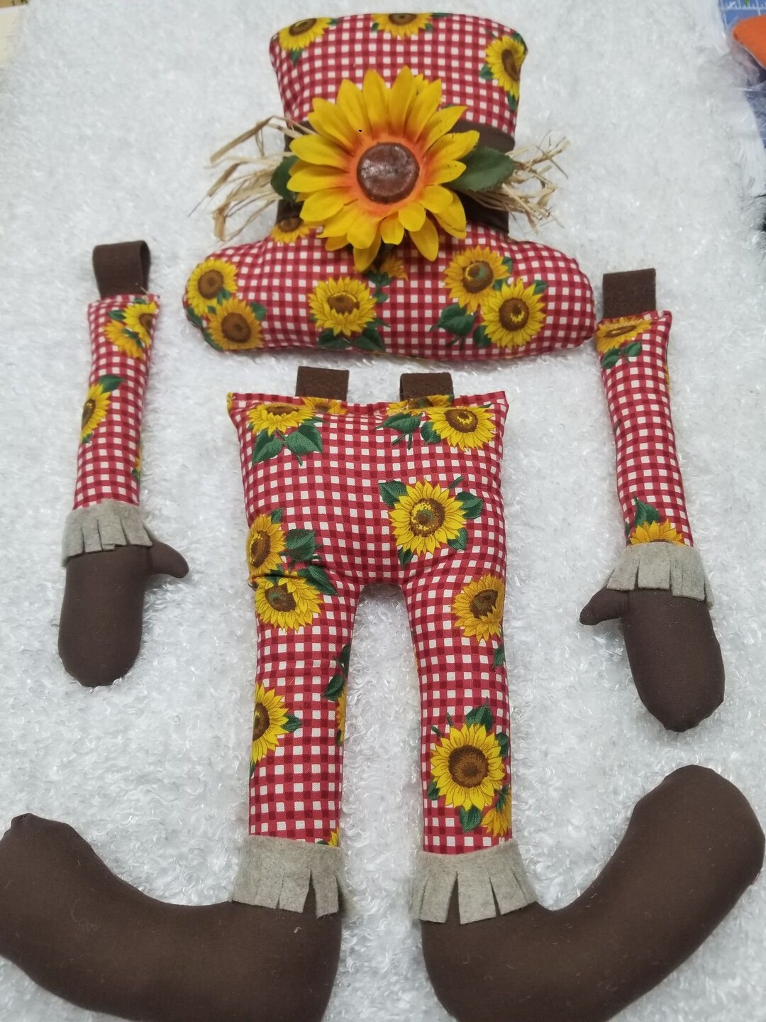 Scarecrow Wreath Kit, Scarecrow Decor, Craft Supplies, Wreath Supplies