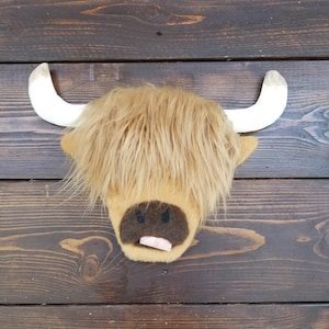 Highland Cow Wreath Attachment, Highland Cow Decor, Highland Cow Wreath, Highland Cow Lovers, Farmhouse Highland Cow, Farmhouse Cow Decor