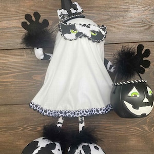 Boo-Jee Wreath Attachment, Halloween Attachment, Wreath Embellishment, Ghost Attachment