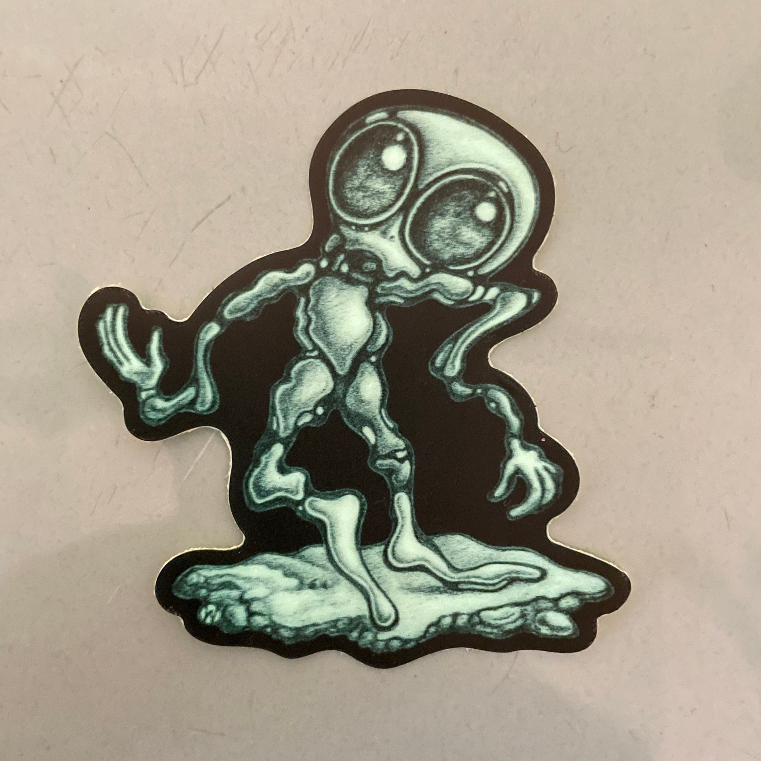 Disco Alien Sticker - Etsy