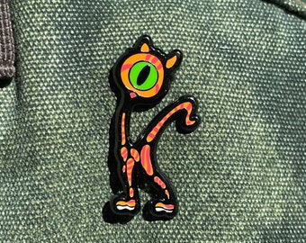 Cyclops Kittycat Enamel Pin