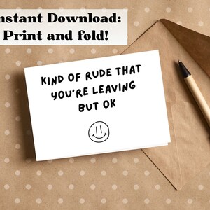 Printable New Job Card Funny Coworker/boss/employee Card - Etsy