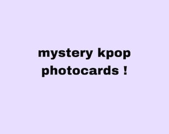 mystery kpop photocards ! (read desc)