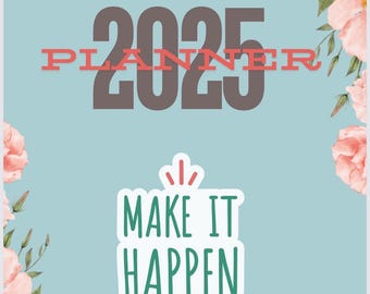 2025 デジタルプランナー（無料ステッカー付き）