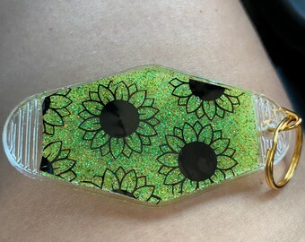 Personalized Retro Motel Key Chain