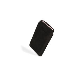 Echtes Leder Schutz Hülle Handy Tasche für Samsung Galaxy S26 S25 S24 S23 S21 S21 Fe S20 Fe S10 A51 A50 A41 A30S A30 A20 A10 1GK SCHWARZ
