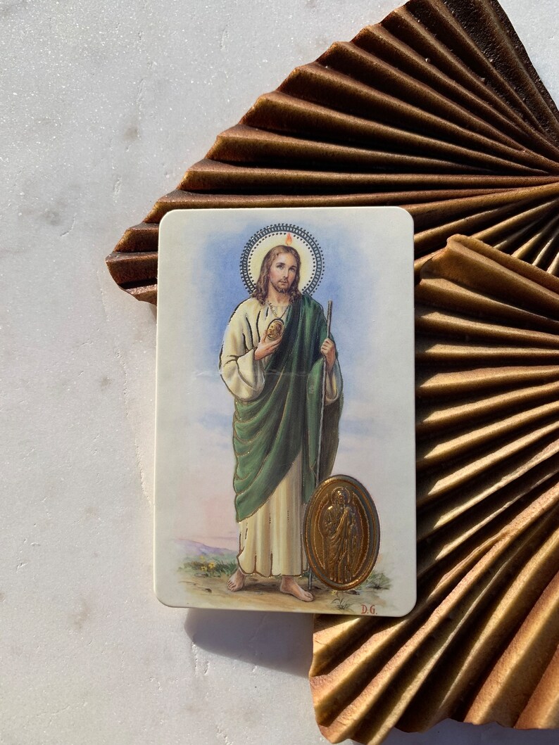 St. Jude Thaddeus Prayer Card / Prayer Card /wallet Size Etsy