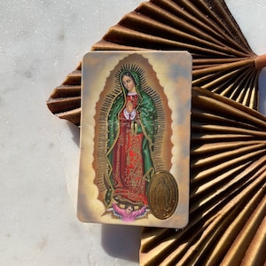 Our Lady Of Guadalupe Prayer Card, Virgin Mary Wallet Card