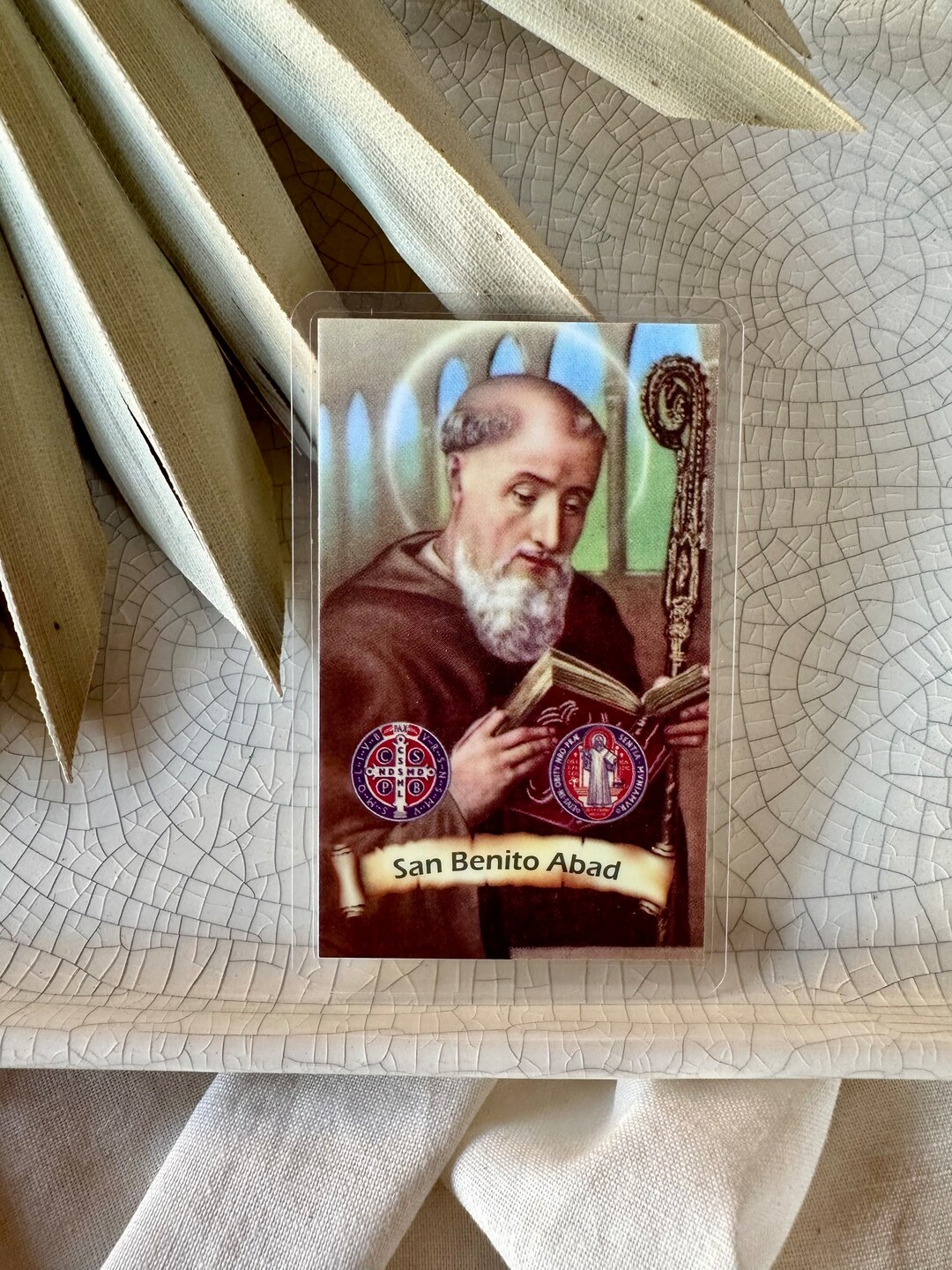 Oracion Suplica a San Benito / Spanish Prayer Card/ Tarjeta De Oracio