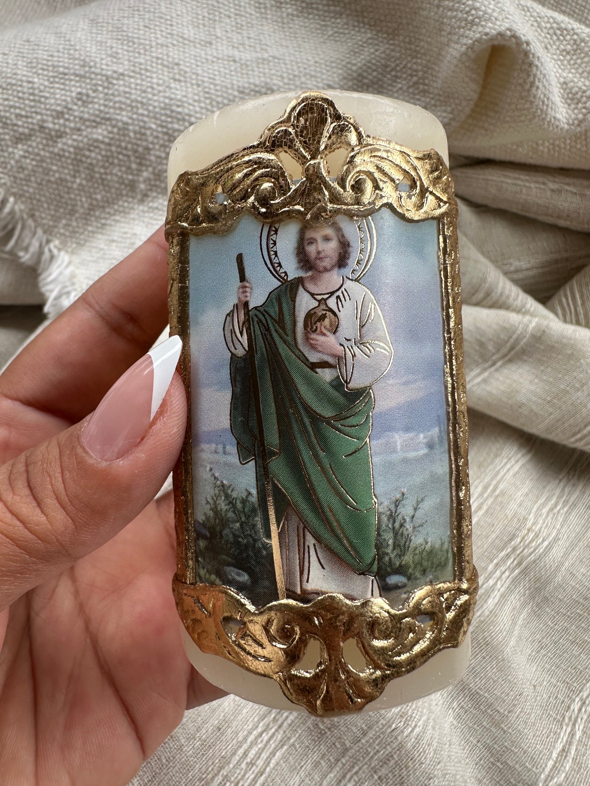Cirio Candle, Paschal Candle, Uncented Candle, Religious Candle, Cirio