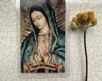 Oracion A La Virgen Guadalupe - Spanish - Laminated Holy Card S24-219 - View #3