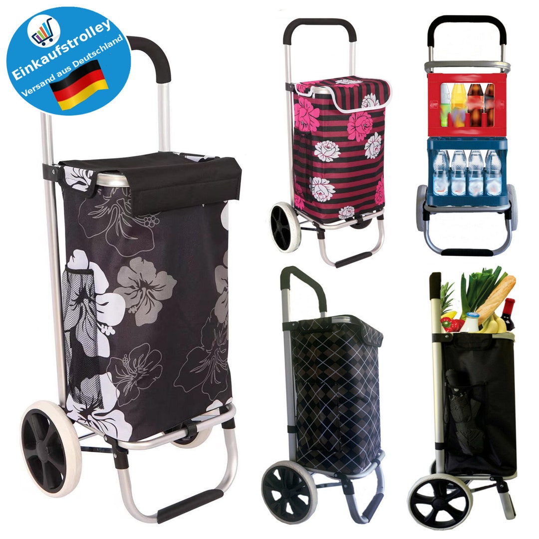 ALESSANDRO Einkaufstrolley PRO II Mit Thermo-Tasche - 38 Liter Rollkoffer Für Wochenendeinkauf