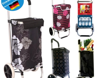 Einkaufswagen Einkaufstrolley Trolley Einkaufsroller Aluminium Tasche Shopping Klappbar Handwagen