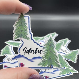 Idaho State Outline Sticker