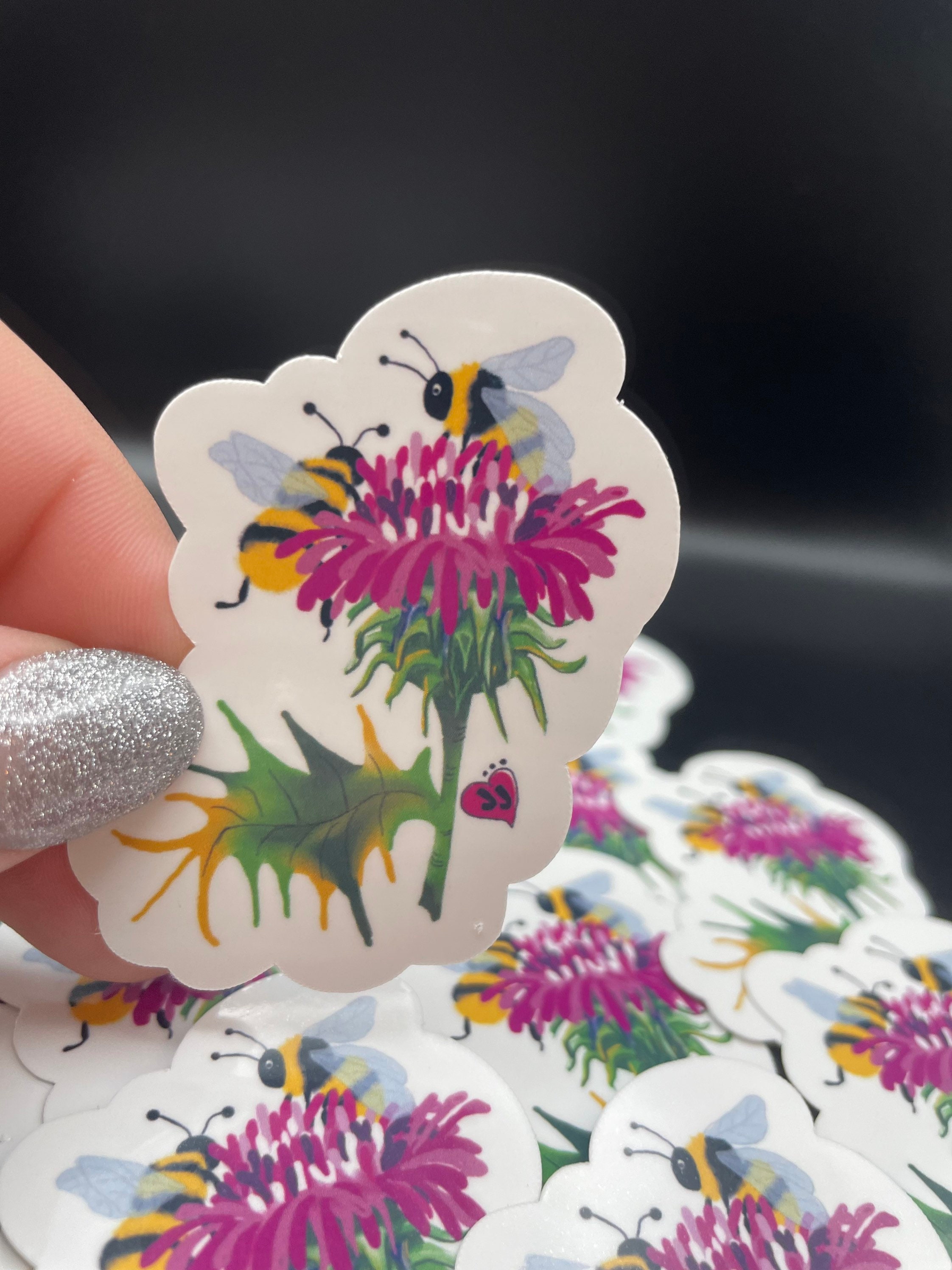 Bee Sticker 3 - Etsy