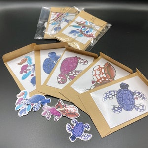 Mini cartes Tortue