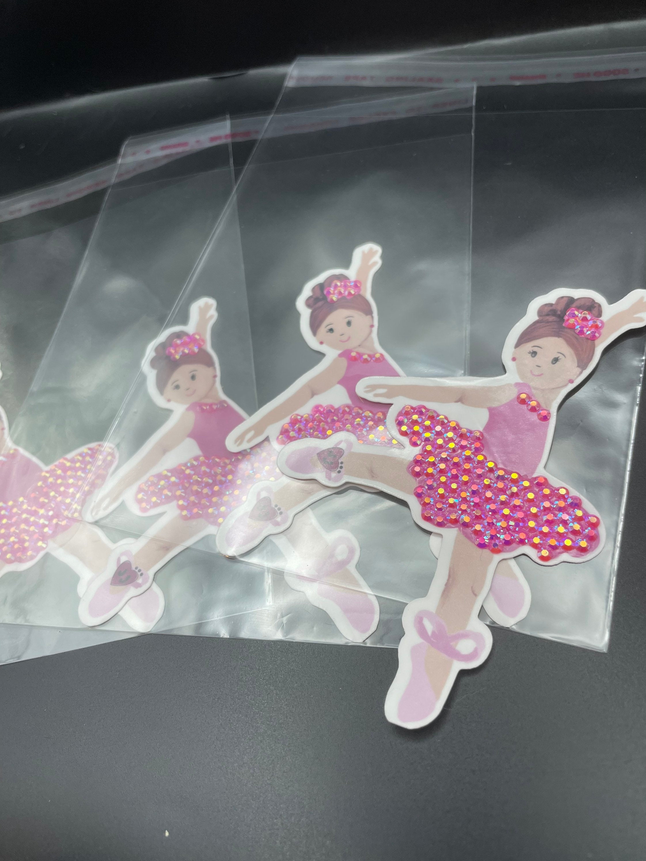 Ballerina Sticker - Pink Bedazzled (young) - Etsy