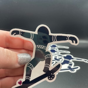 Skateboarding Sticker