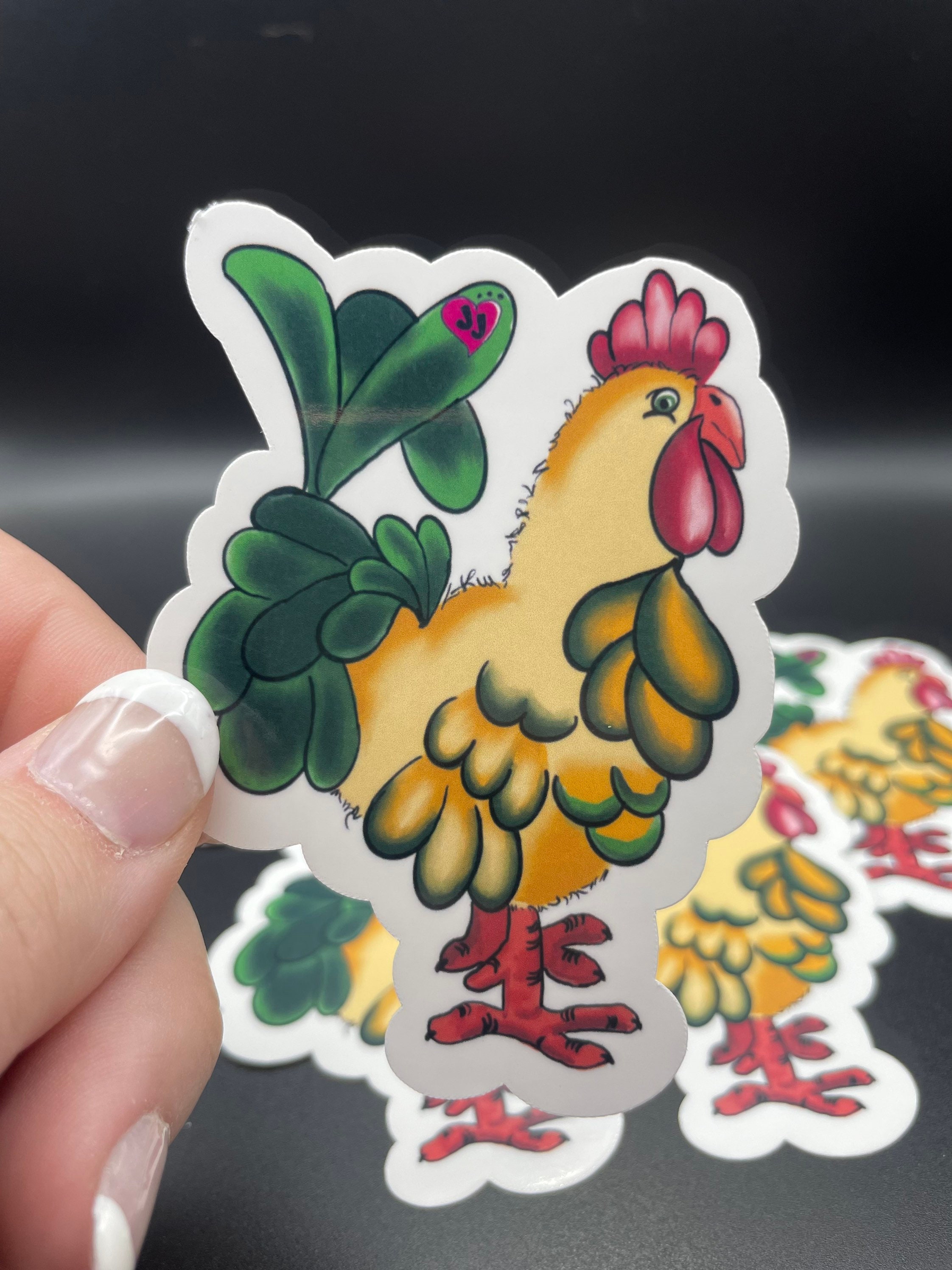 Chicken Sticker - Etsy