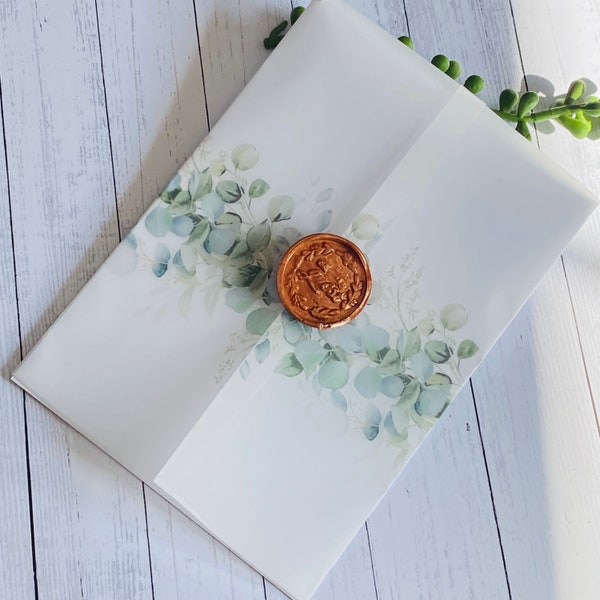 Vellum Invitations - Etsy