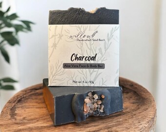 Activated Charcoal Soap: Handmade Vegan Face & Body Bar
