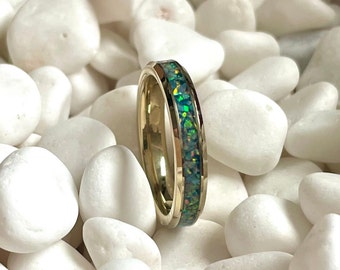 Custom Inlay Ring - Etsy