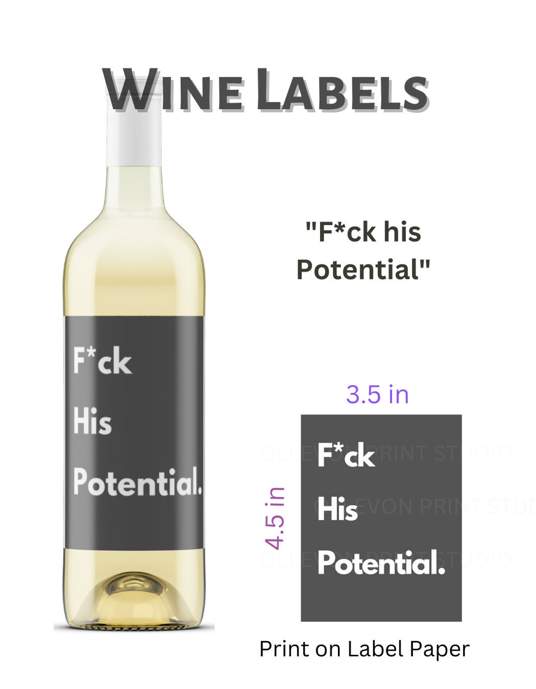 Printable Wine Label Friendsgiving Decor Breakup Party Games Breakup ...