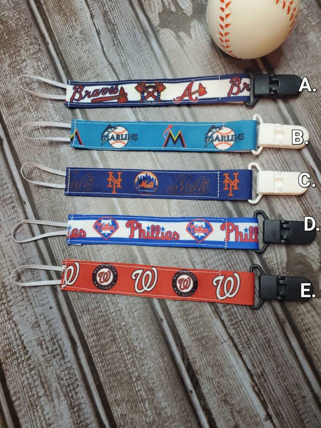 Pacifier Clip/ Baby Shower Gift / Fabric Pacifier Clip / Etsy