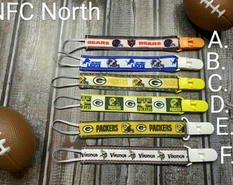 Professional Football Pacifier Clips /