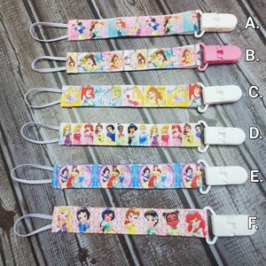 Pacifier clips / Princess