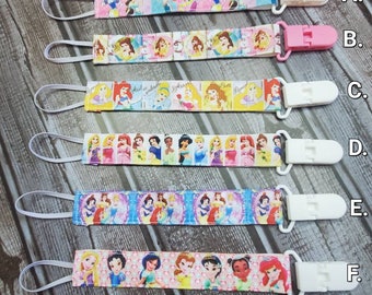 Pacifier clips / Princess