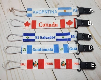 Pacifier Clips / Countries