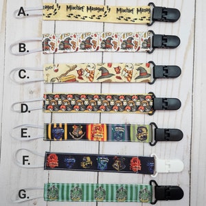 Pacifier Clips / Wizards / Magic