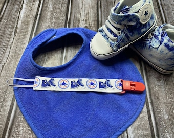 Shoe Pacifier Clip / Handmade