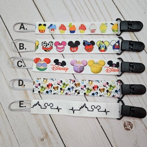 Pacifier Clip / Baby shower gift / fabric pacifier clip / handmade baby present /