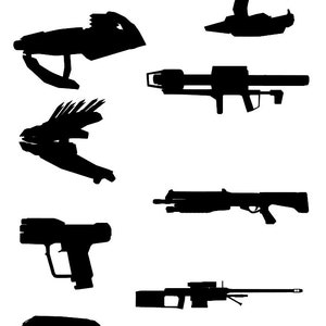 Halo Classic Weapons Pack - Halo: Combat Evolved (PNG/SVG Download)