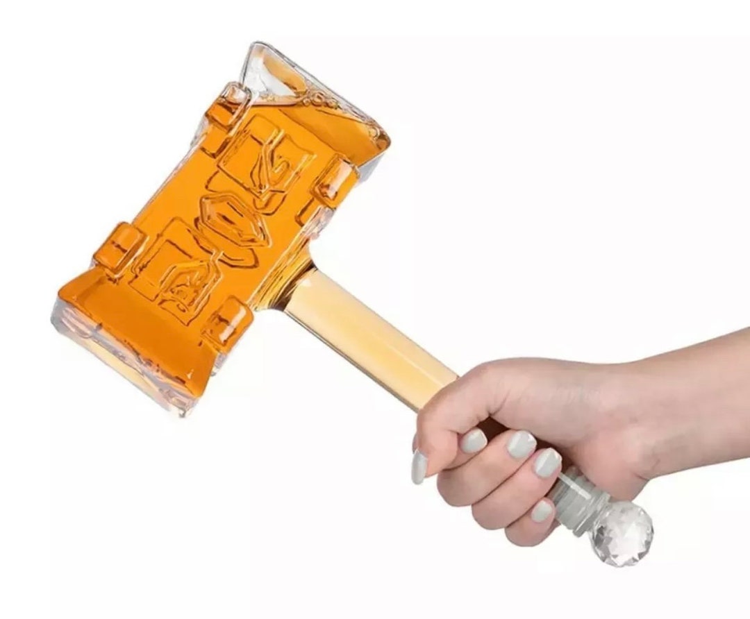 Thor Hammer Mjolnir Whiskey Decanter / Alcohol Flask / 400ML Etsy