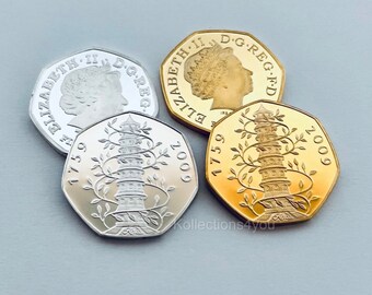 2009 Kew Gardens 50p Album Filler - Rare Custom Coin - Souvenir IRB Copy