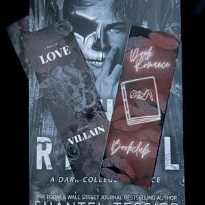 Dark Romance Bookmarks | Villain | Smut Lovers | Spicy Romance | Fantasy | Booktok | Bookmarks for readers | Dark Romance Books