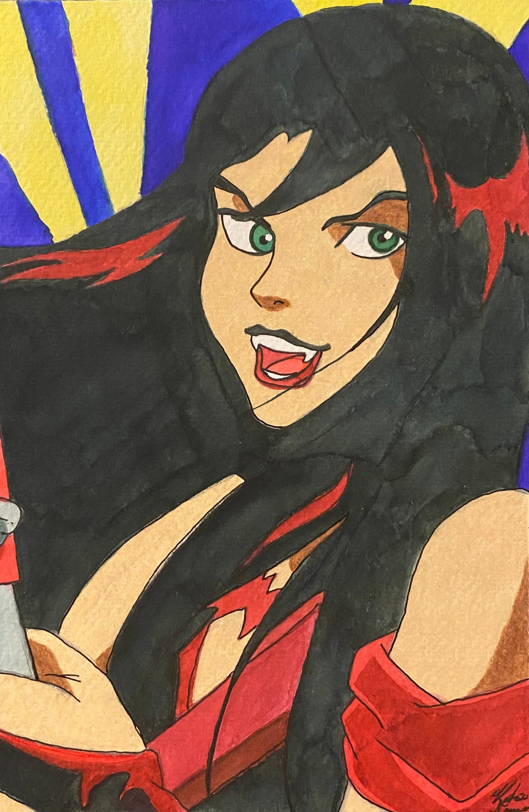 Thorn Hex Girls Scooby Doo Watercolor - Etsy