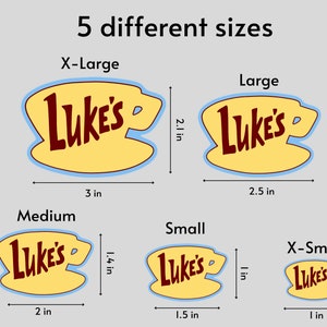 Luke's Diner Logo Sticker - Etsy
