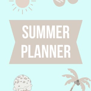 Kids Summer Planner