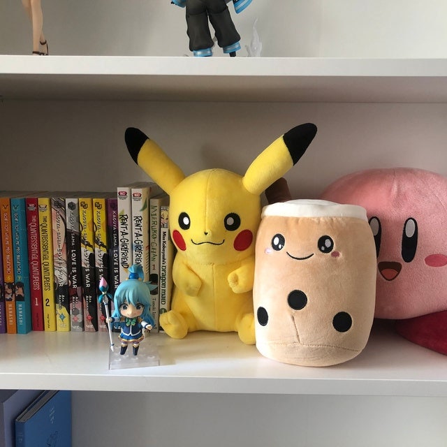Boba Bubble Pearl Milk Tea Plushie, Cute, Small, and Soft for All Ages ...