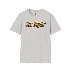 Camiseta unisex de Dragon Ball Z Goku y Vegeta Superman, estilo suave, gráfica para fans, ropa informal, amantes de los dibujos animados, serie "Just Saying".
