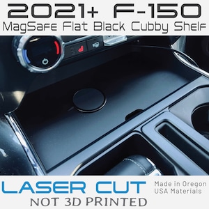 Estante para compartimento de almacenamiento cortado con láser para camionetas Ford F150 2021+ Tapa para compartimento de almacenamiento