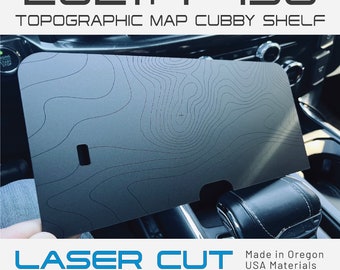 Topographic F150 Cubby Shelf for 2021+ Ford F150 trucks Cubby Cover for F-150