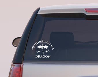 My Other Ride Is A Dragon Fourth Wing | Iron Flame | Onyx Storm Inspired PNG